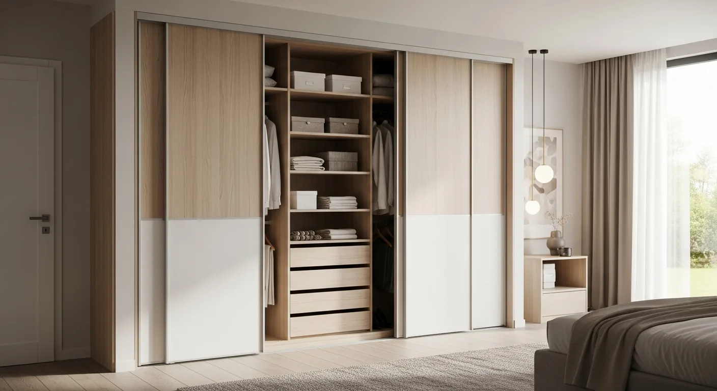 Placards a medida: melamina vs MDF vs madera maciza