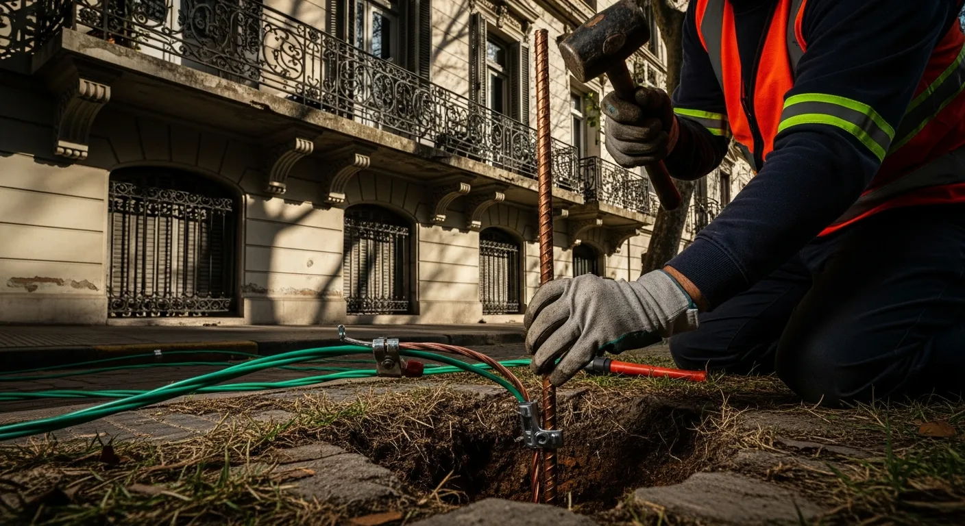 Puesta a tierra obligatoria en edificios: qué exige